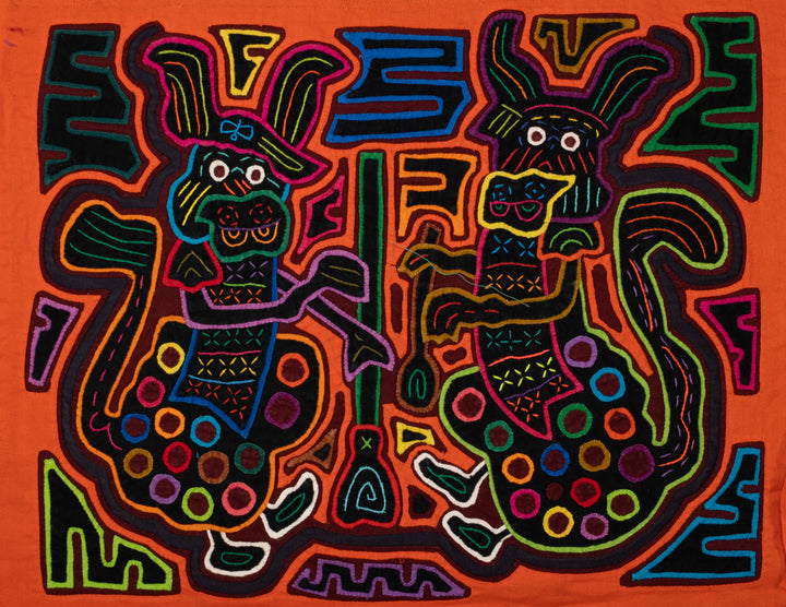 Orange Dancing Kangaroo Mola