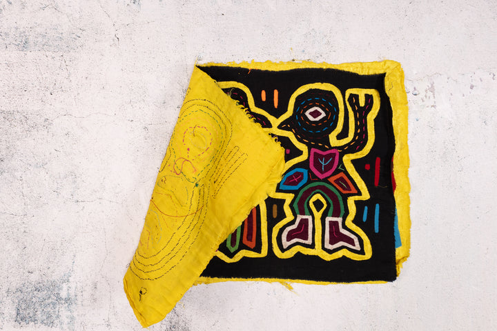 Yellow Critter Bird and Human Mola