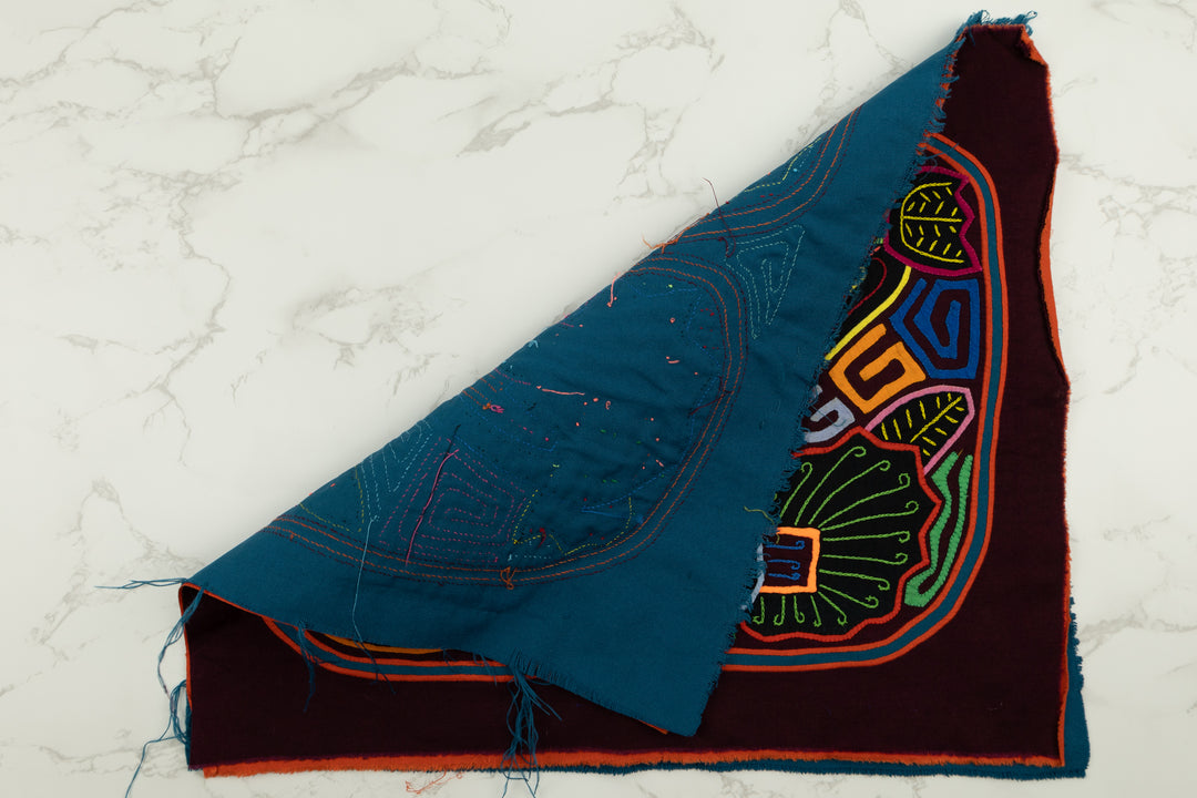 Handmade Fantasy Swan Bird Panama Mola