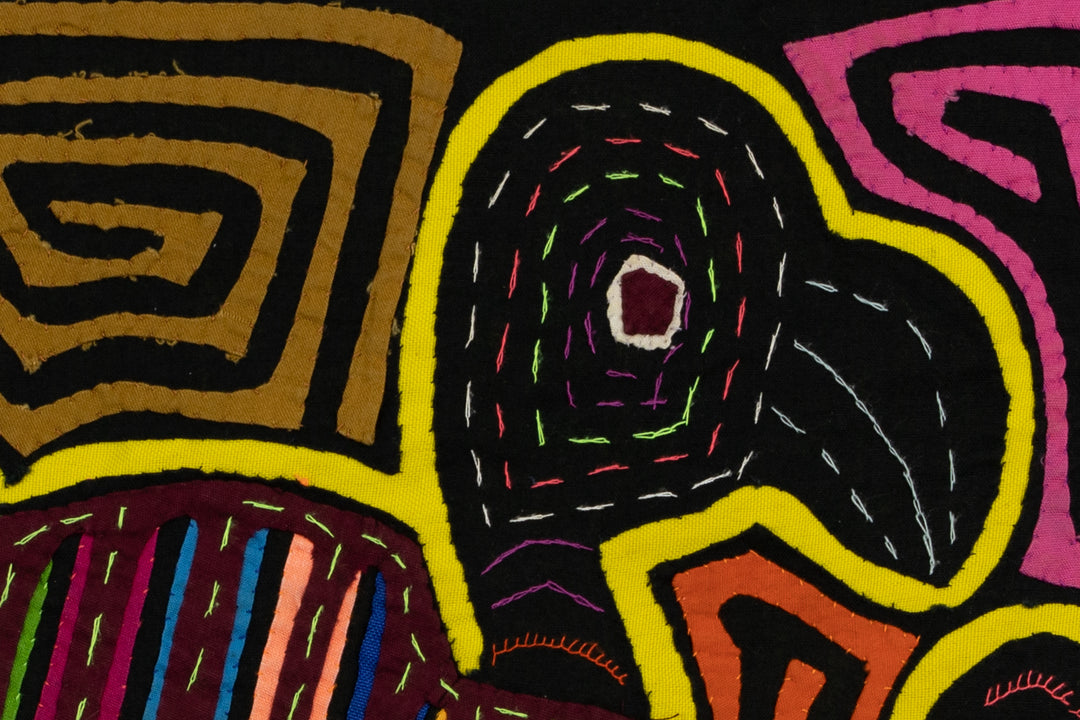 Rainbow Duck and Duckling Mola