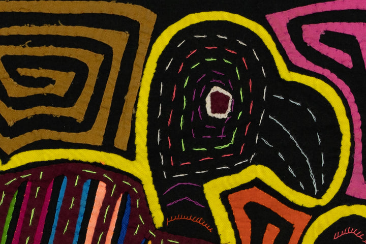 Rainbow Duck and Duckling Mola