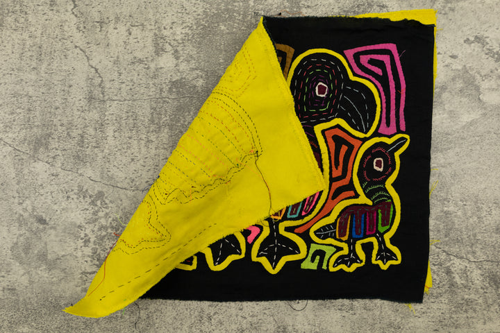 Rainbow Duck and Duckling Mola