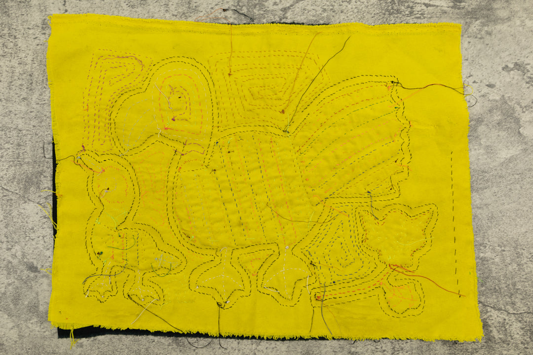 Rainbow Duck and Duckling Mola