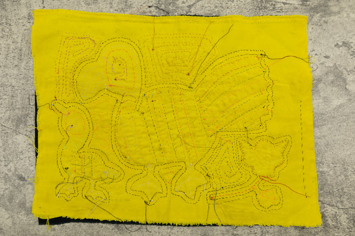 Rainbow Duck and Duckling Mola