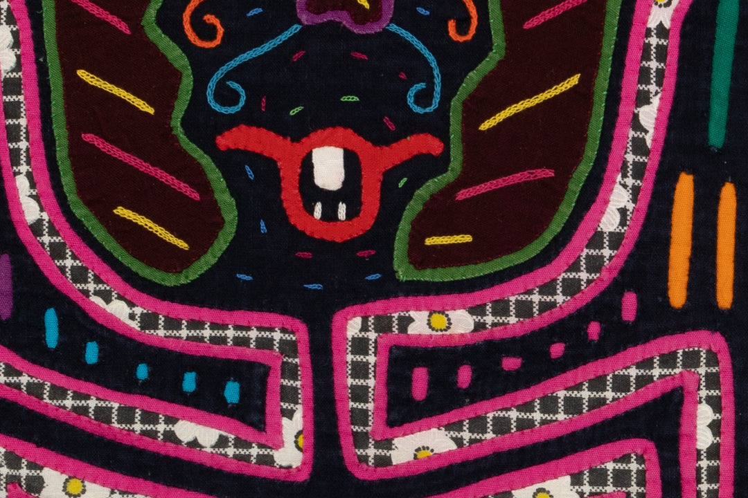 Singing Kitty Cat Panama Mola