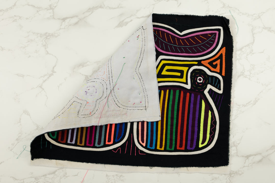 Handmade Tale of Two Tails Panama Mola