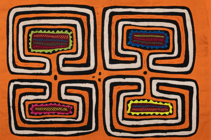 Orange Black White Computer Monitor Mola