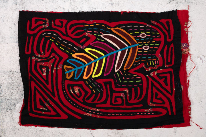 Red Black Weird Iguana Lizard Reptile Mola