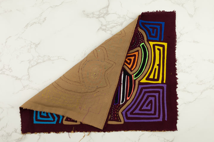 Siamese Puppy Dog Panama Mola