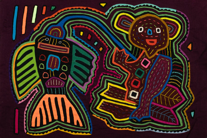 Fishing Bear Panama Mola