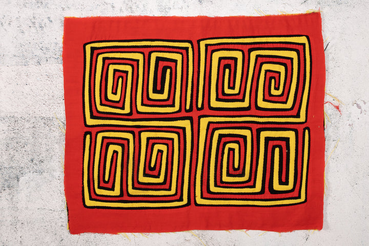 Orange Yellow Classic Design Mola