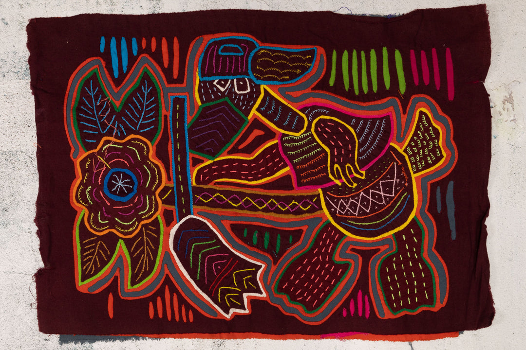 Cool Dude Duck Flower Broom Mola