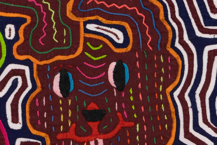 Bunny Rabbit with Carrot Panama Mola