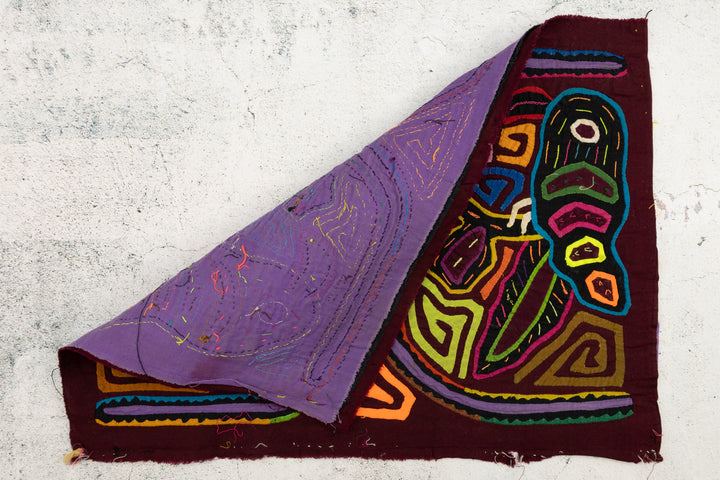 Vintage Parrot Bird Mola