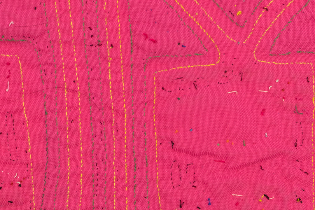 Pink Birdcage Panama Mola