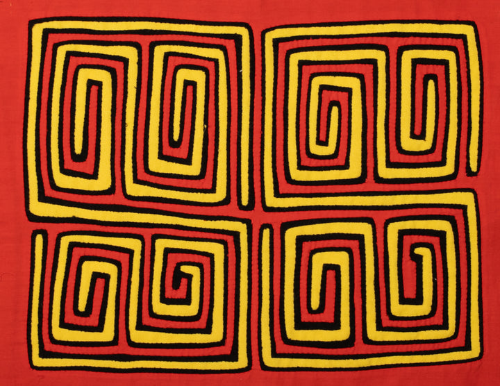 Orange Yellow Black Classic Design Mola