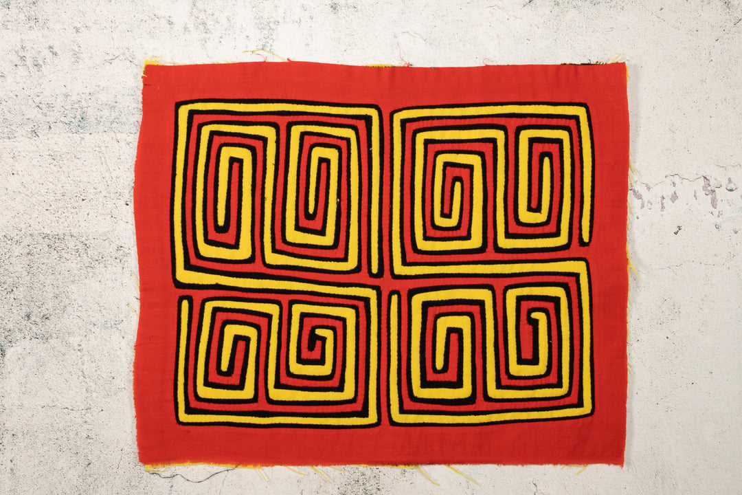 Orange Yellow Black Classic Design Mola