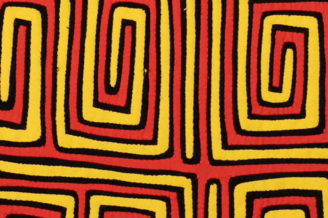 Orange Yellow Black Classic Design Mola