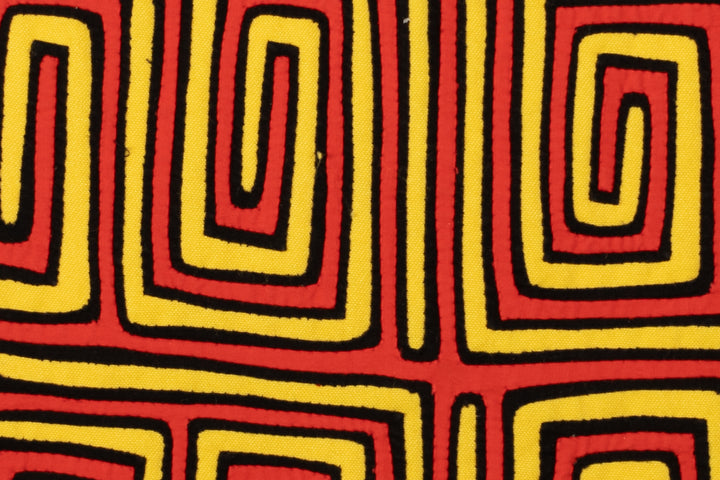 Orange Yellow Black Classic Design Mola