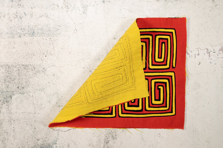 Orange Yellow Black Classic Design Mola