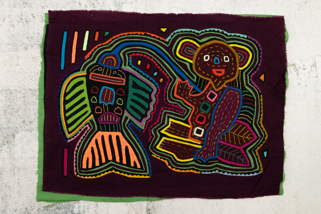 Fishing Bear Panama Mola