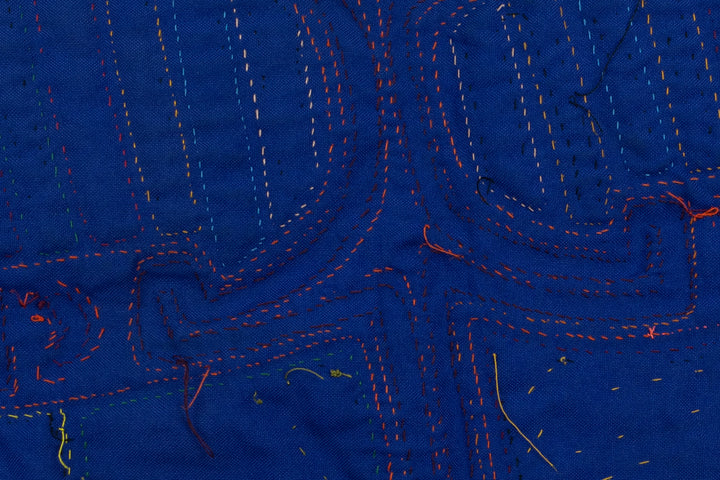 Handmade Rainbow Bird Panama Mola