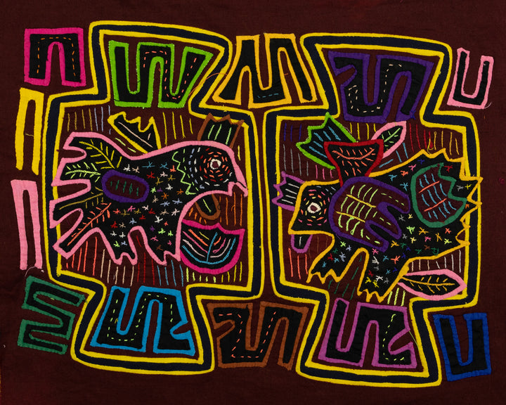 Sky Falling Chicken Panama Mola