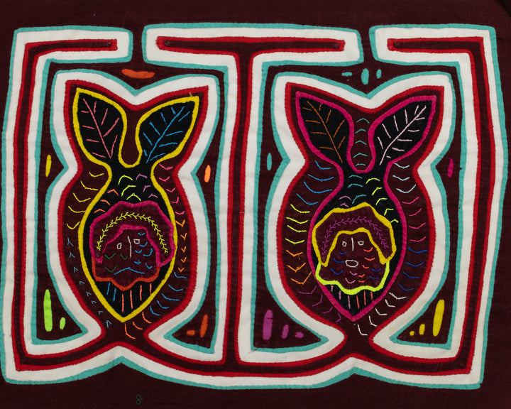 Handmade Easter Bunny Panama Mola