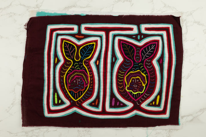 Handmade Easter Bunny Panama Mola