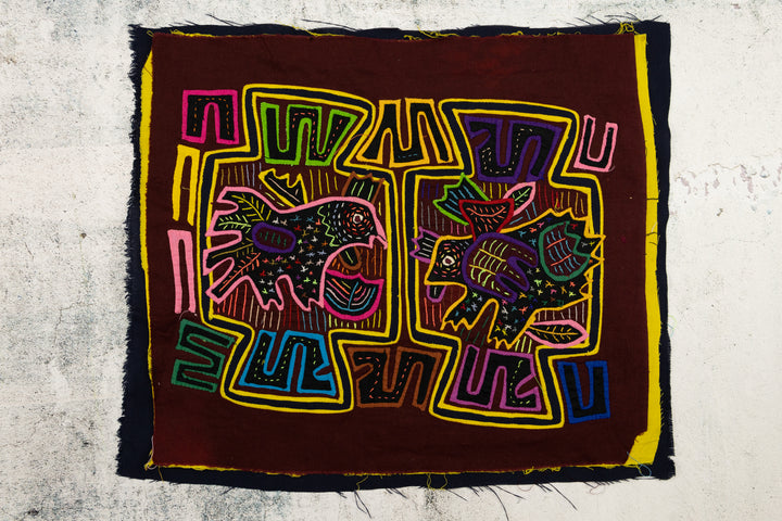 Sky Falling Chicken Panama Mola