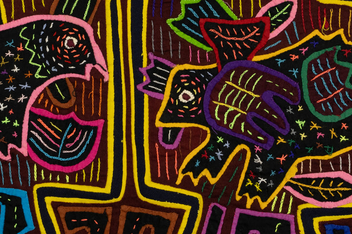 Sky Falling Chicken Panama Mola