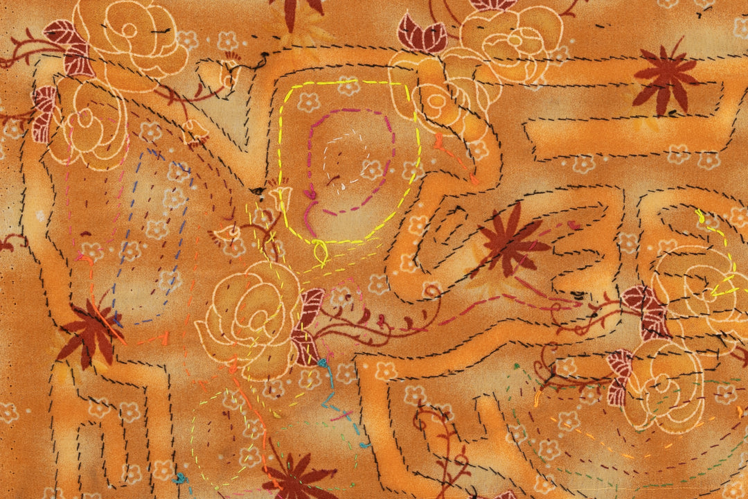 Vintage Dancing Angel Background Material Mola