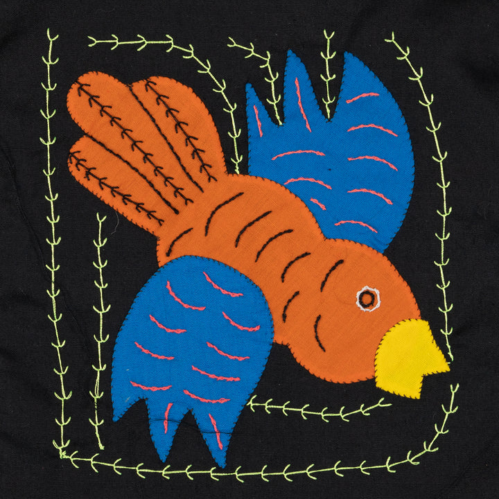 Orange And Blue Dive Bomber Bird Molita