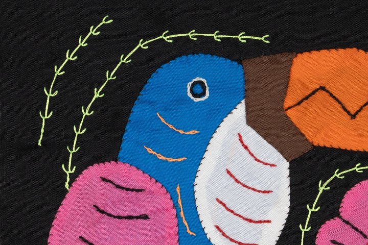 Pink And Blue Toucan Parrot Bird Molita