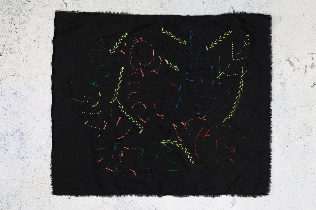 Red Yellow And Blue Bird with Flower Molita