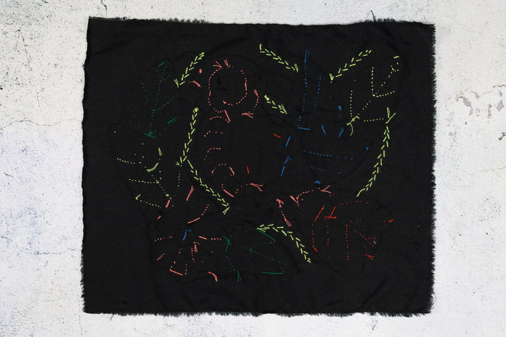 Red Yellow And Blue Bird with Flower Molita