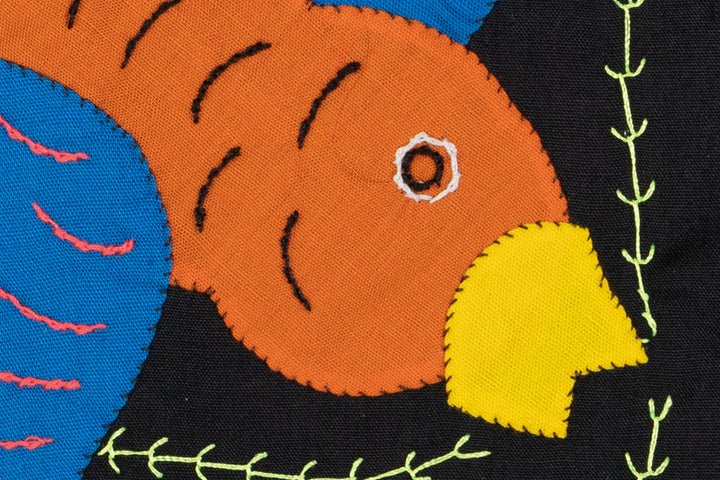 Orange And Blue Dive Bomber Bird Molita