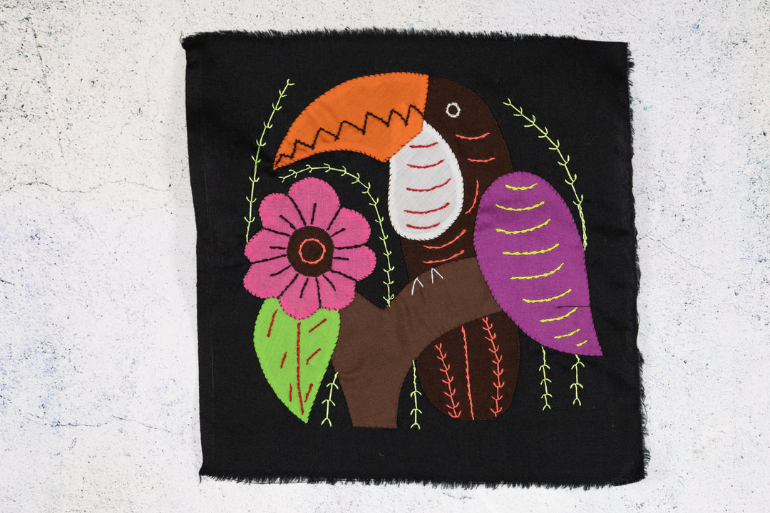 Purple And Brown Toucan Parrot Bird Molita