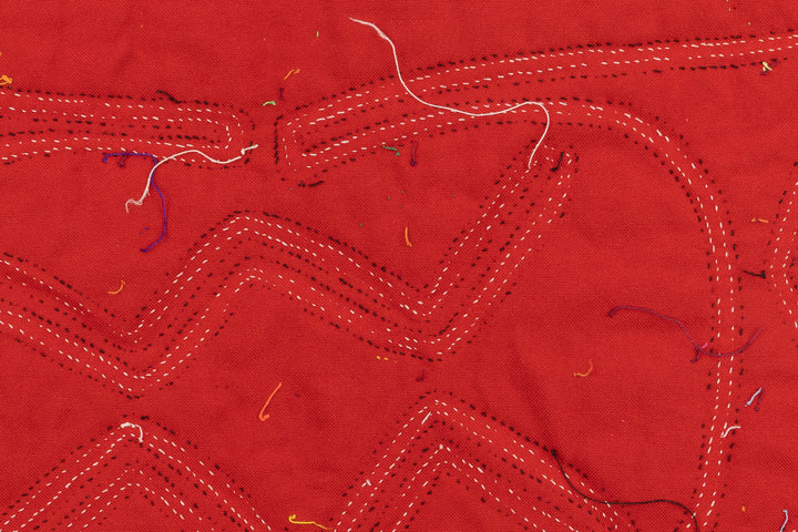 Kuna Indian Hand Stitch Wopper Berger Panama Mola Textile Art