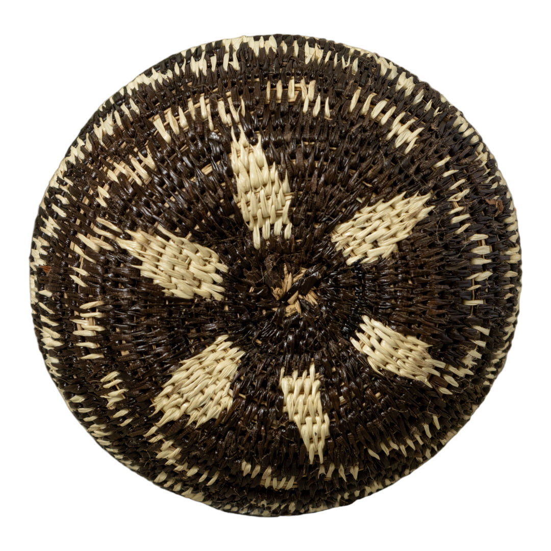 Small Black And White Rainforest Basket