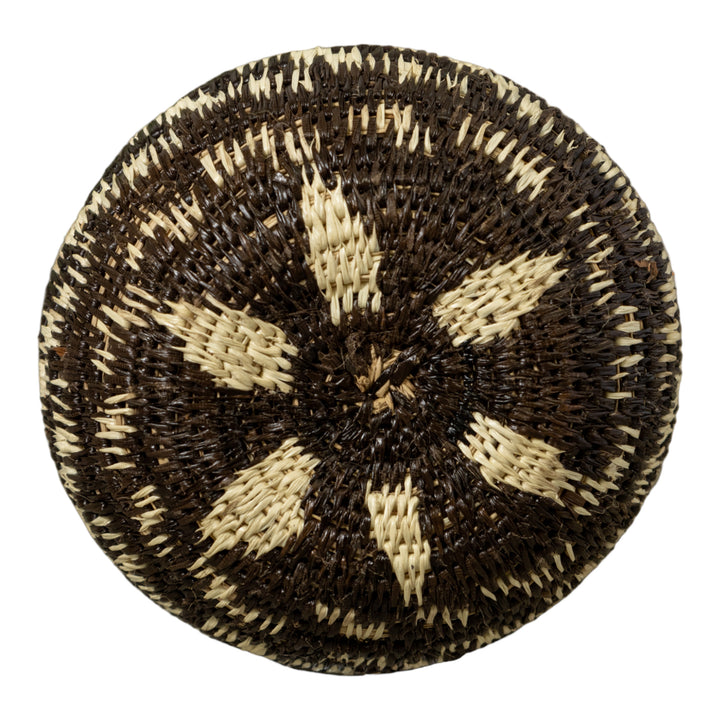 Small Black And White Rainforest Basket