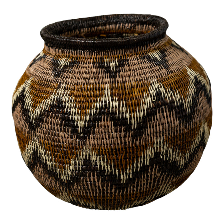Brown And White Gentle Surf Rainforest Basket
