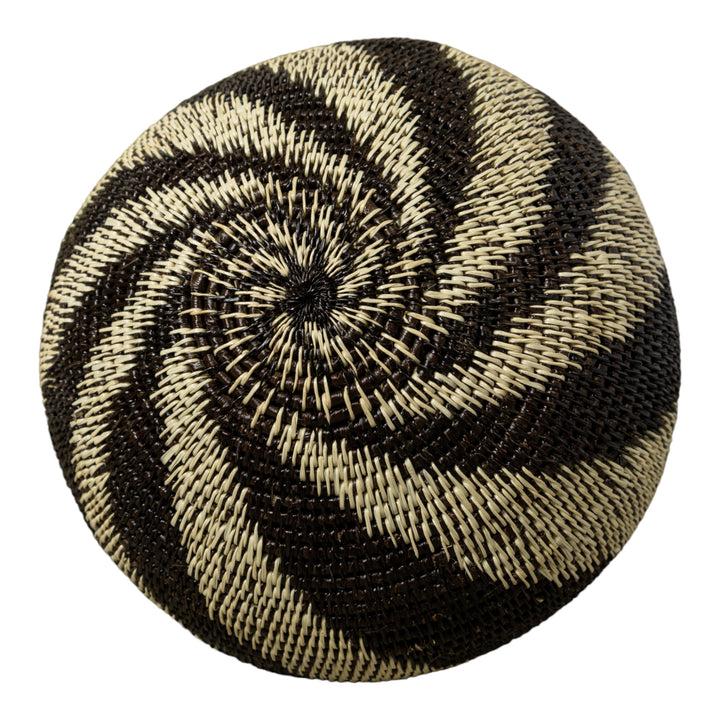 Black And White Swirl Rainforest Basket