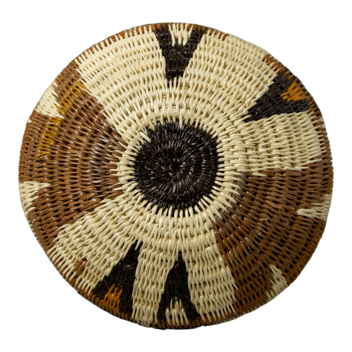 Black Brown And White Bird Rainforest Basket