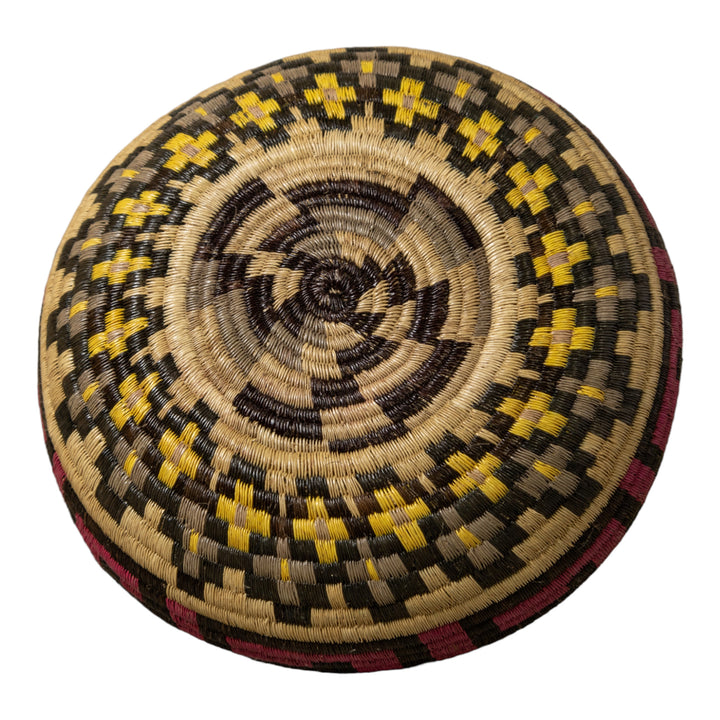 Multi-Color Greek Key Jungle Rainforest Basket