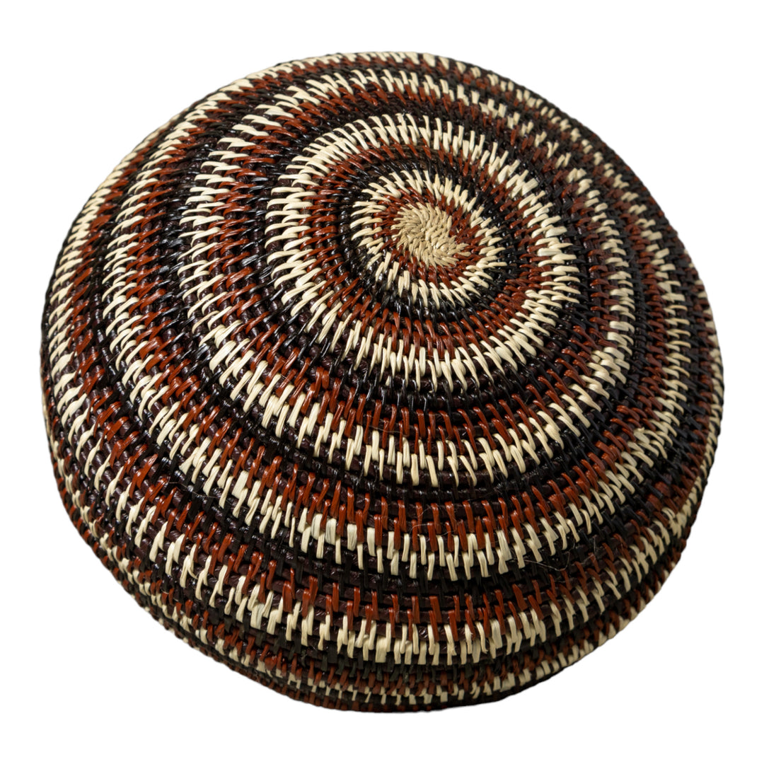 Brown Black And White Rings Rainforest Basket