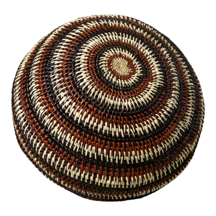 Brown Black And White Rings Rainforest Basket