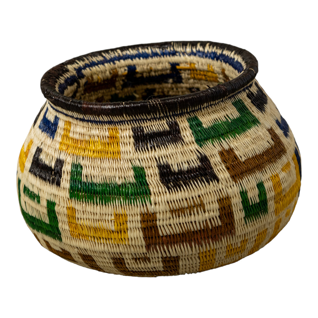 Multi-Color Horseshoe Rainforest Basket