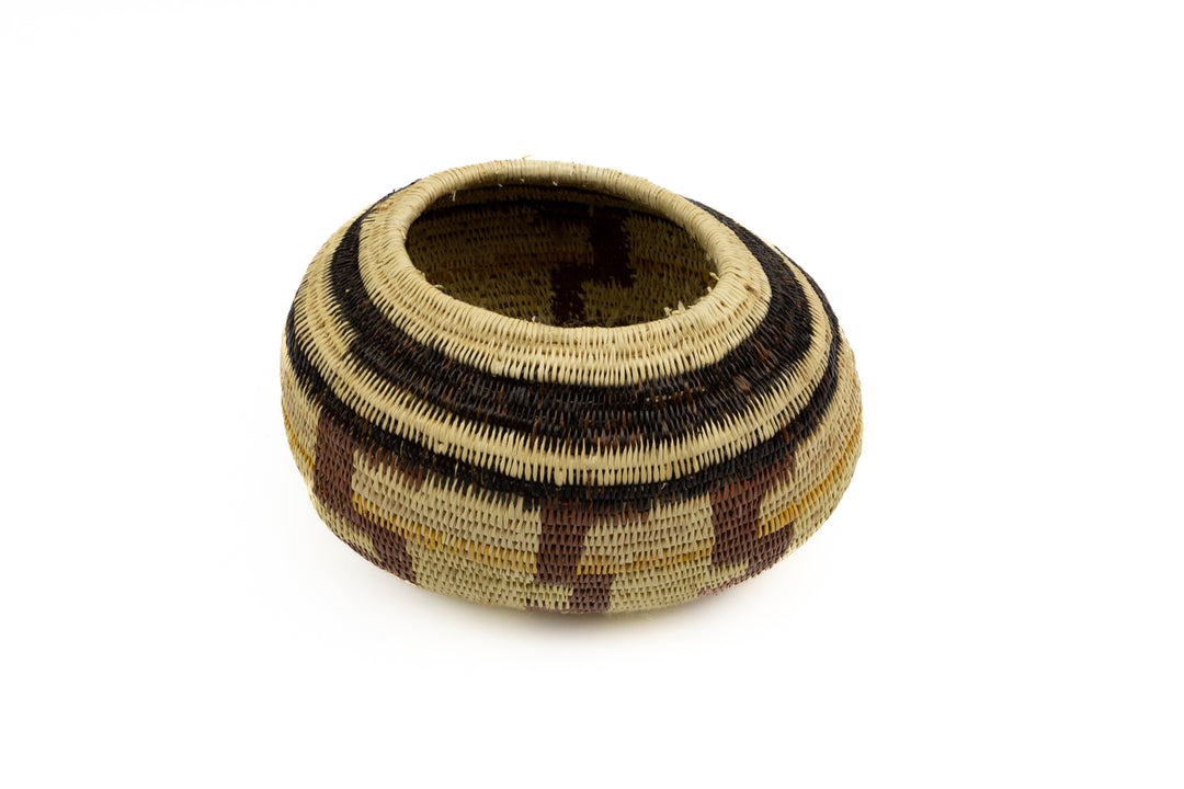 Hand Woven Vintage Basket Made By Indigenous Artisans