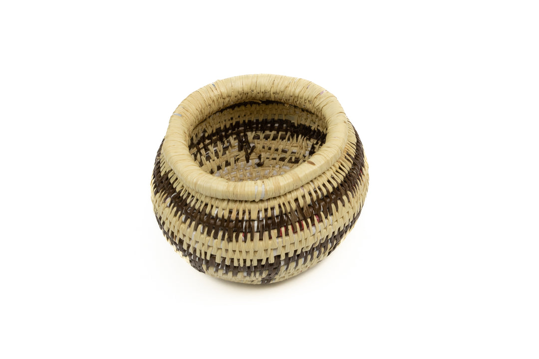 Hand Woven Vintage Basket Made By Indigenous Artisans